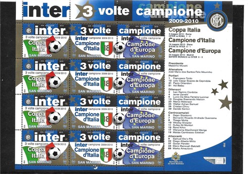 San marino minifoglio - minifoglio, 12