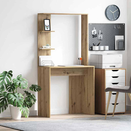 Scrittoio rovere artigianale - scrittoio,