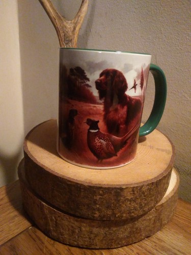 Tazza tiro fagiano caccia cane