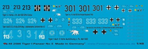 Peddinghaus decals 2586 - 1/48, 5