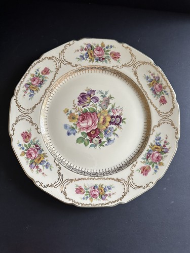 Piatto vintage queen bouquet - piatto,