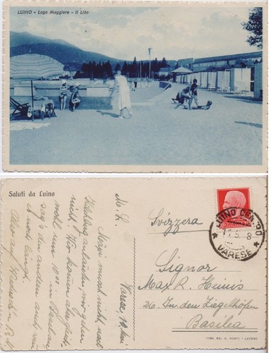 Cartolina luino lago - cartolina,