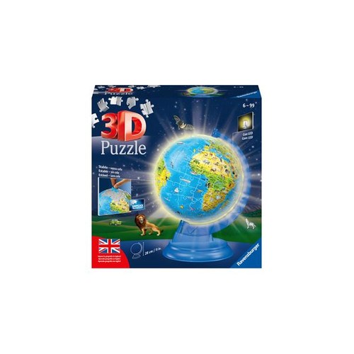 Puzzle 180pz mappamondo con - puzzle,