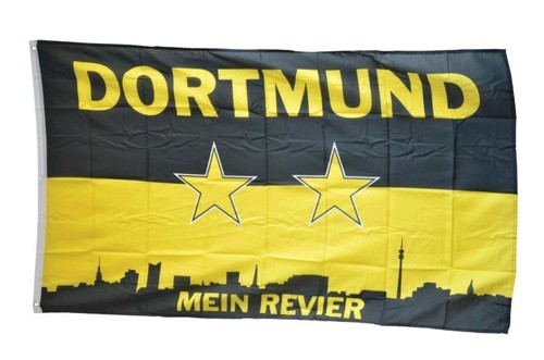 Bandiera tifoso dortmund - bandiera,