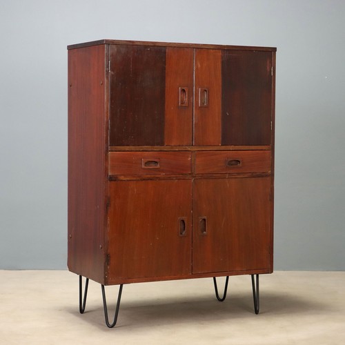 Credenza vintage mogano ante - credenza,