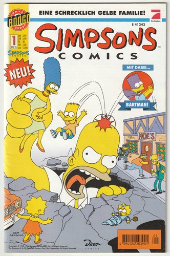 Simpsons comics 1 dino - simpsons,