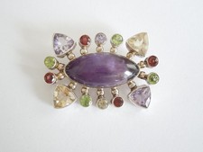 Spilla argento testato - spilla,