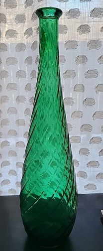 Bottiglia genio spirale verde