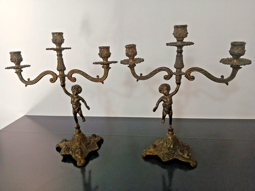 Antichi candelabri bracci - a, 3