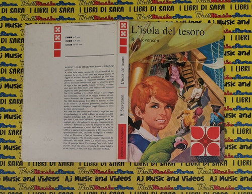 Book libro isola del tesoro - book, l'isola