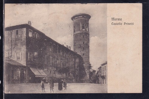 Cartolina merate castello - ,