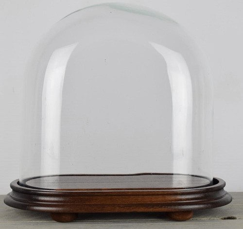 Cupola ovale vetro con base - cupola,