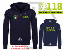 Felpa cappuccio zip 118 - felpa,