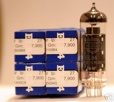 Quad mullard el84 84 6bq5 - ,