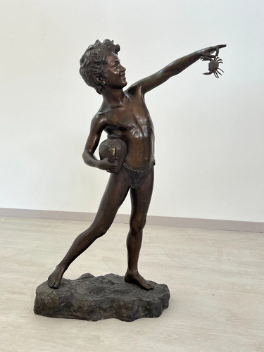 Grande scultura bronzo del - scultura,