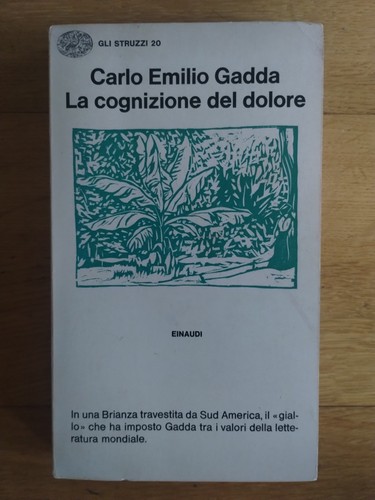 Gadda cognizione del - la,