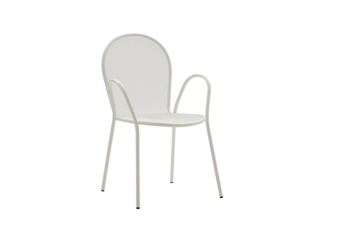 Set sedie metallo bianco - metallo,