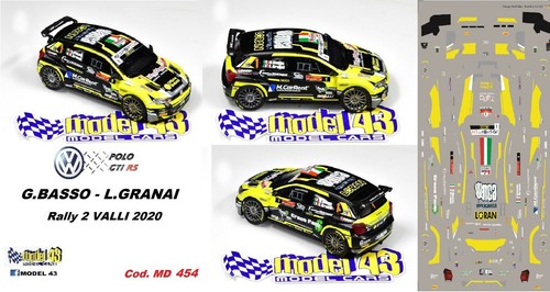 Decal wolkswagen polo - 1/43,