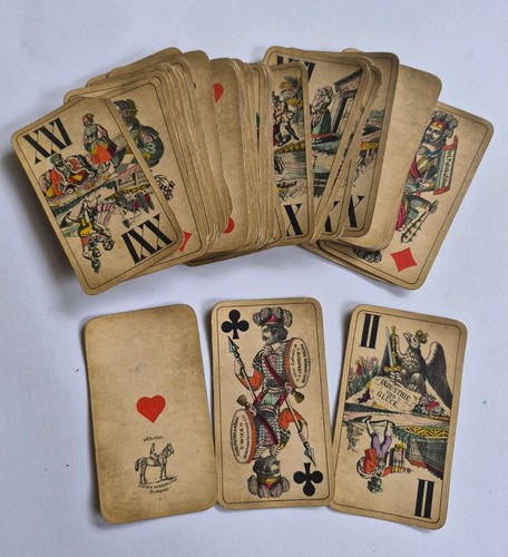 Splendide antiche carte - , da
