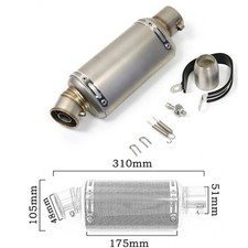 terminale scarico universale