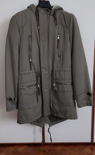 Parka verde militare uomo - verde,