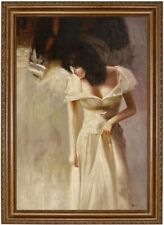 Quadro olio donna erotica