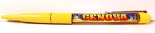 GENOVA 90s penna souvenir con pesci che si muovono nell'acquario