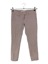 DONDUP Pantalone jersey Donna Pantalone Taglia IT 40 rosso-bianco stile casual