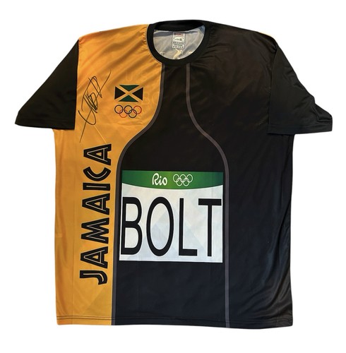 Maglia usain bolt firmata - maglia,