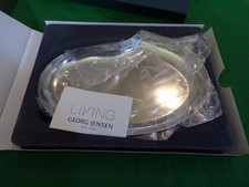 Georg JENSEN ciotola Living BLOOM asimmetrica 29 x 25 cm ottima nuova!