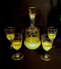 🟡 ANTICO SERVIZIO IN VETRO