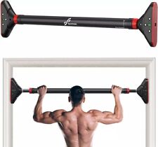 Adjustable Chin Up Pull Up Bar 75-94cm No Screws 200kg Capacity Home Gym