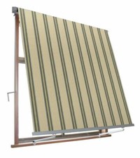 TENDA SOLE CADUTA 3X2,45 MT SENZA CASSONETTO BRACCI BEIGE VERDE BALCONE 389