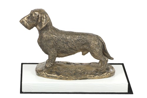 Statuetta bassotto pelo - statuetta, di