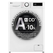 con difetti LG O-D4R3009NSWW LAVASCIUGA 9/6KG 1400 GIRI AI DD INVERTER VAPORE A
