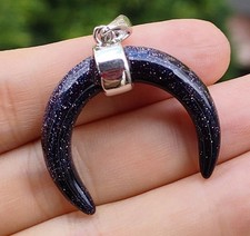 5pz Ciondoli Gemme Sabbia Blu