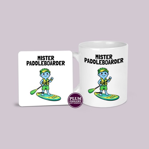 Tazza sottobicchiere paddle - e,
