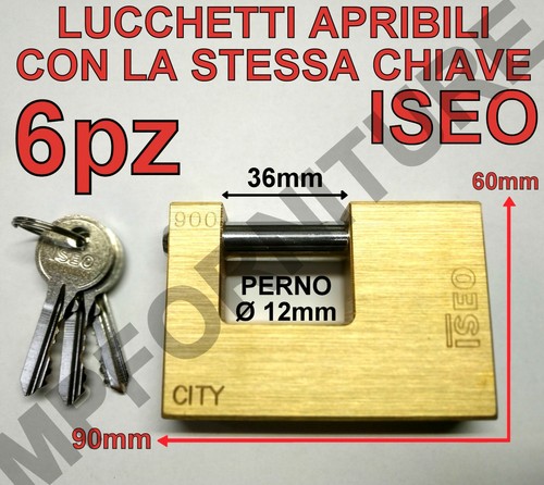 Lucchetti iseo apribili - lucchetti,