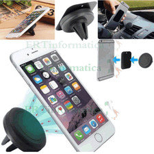 SUPPORTO AUTO PORTA CELLULARE MAGNETICO CALAMITA BOCCHETTA ARIA IPHONE SAMSUNG