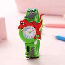 Orologio per bambini con cinturino in silicone a forma di simpatico dinosauro