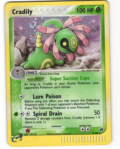 Cradily holo pokemon tcg - holo,