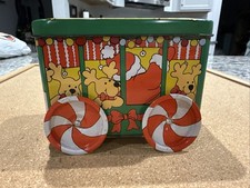 Vintage Enesco Christmas Tin