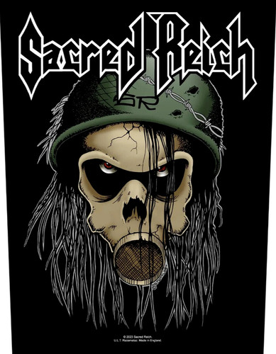 Sacred reich rückenaufnäher - reich,