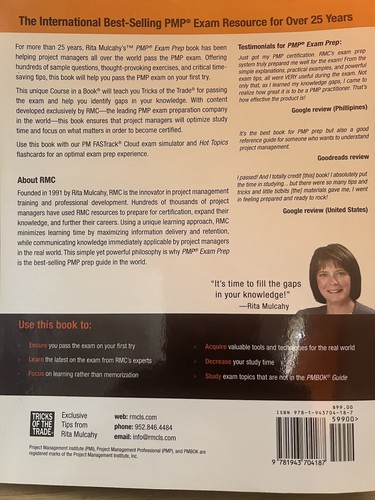 Pmp exam prep - exam, mulcahy's