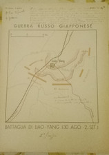 79° Corso II Anno - Tavola 2 C Guerra Russo Giapponese Battaglia di Liao - Yang