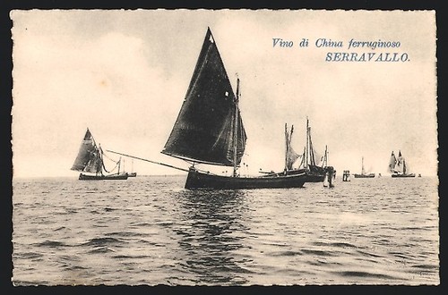 Cartolina barche vela in - barche,