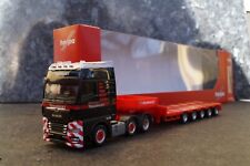 Herpa -MAN TGX GX 6x2 semirimorchio a pianale ribassato "Mammoet" (NL nuovo IMBALLO ORIGINALE 1:87