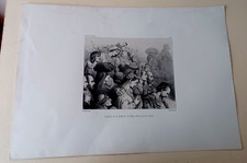 LITOGRAFIA 800 PARTICOLAR BENEDIZIONE SISTO V PALUDI PONTINE LEHMANN 1846 LATINA