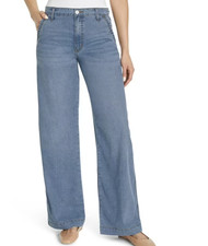 Jeans Blu Med Wash Gamba Larga