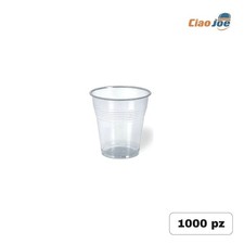 Bicchieri di Plastica 166 ml trasparenti acqua monouso catering 1000 pz